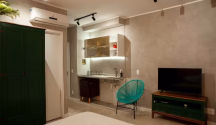 Apartamento no Condomínio Mobi one Pinheiros no Bairro de Pinheiros com 1 dormitório 1 banheiro
