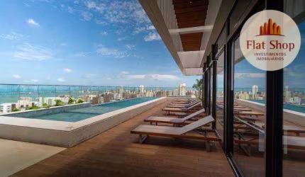 Apartamento com 1 dormitório à venda, 40 m² por R$ 670.000,00 - Meireles - Fortaleza/CE