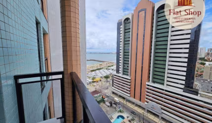 Flat com 1 dormitório à venda, 46 m² por R$ 550.000,00 - Meireles - Fortaleza/CE