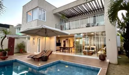 Casa em condomínio fechado com 4 quartos à venda na Rodovia BA-099 - Estrada do Côco, Abrantes, Camaçari, 306 m2 por R$ 2.650.000