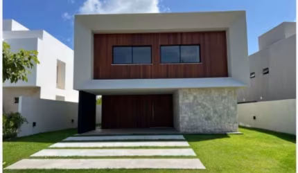Casa em condomínio fechado com 4 quartos à venda na Rua Caraíva, Alphaville (Abrantes), Camaçari, 379 m2 por R$ 1.970.000