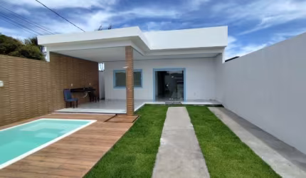 Casa em condomínio fechado com 3 quartos à venda na RUA DOS CRISTAIS, Arembepe (Abrantes), Camaçari, 187 m2 por R$ 430.000