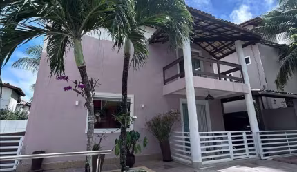 Casa em condomínio fechado com 3 quartos à venda na Rua Milena Ramone Alencar Ramos, Ipitanga, Lauro de Freitas, 135 m2 por R$ 640.000