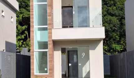 Casa em condomínio fechado com 3 quartos à venda na Rua Dos Laços, Boa União, Camaçari, 10 m2 por R$ 420.000