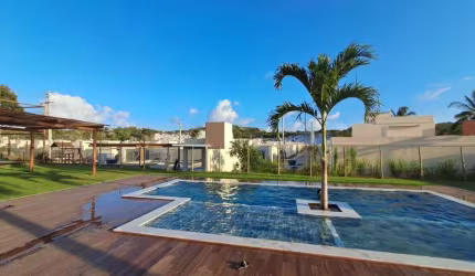 Casa em condomínio fechado com 2 quartos à venda na RUA DO PESQUE E PAGUE, Condomínio Busca Vida Side Concept, Abrantes, Camaçari, 153 m2 por R$ 350.000