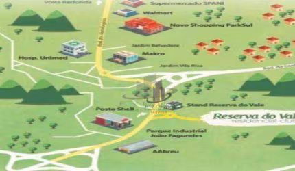 Maravilhoso Terreno com leve declive no RESERVA DO VALLE I à venda, 249 m² por R$ 184.000 - Centro - Pinheiral/RJ