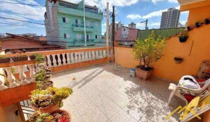 Sobrado com 2 dormitórios à venda, 218 m² por R$ 750.000,00 - Vila Floresta - Santo André/SP