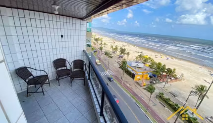 Apartamento com vista para o mar com 3 dormitórios à venda, 114 m² - Ocian - Praia Grande/SP