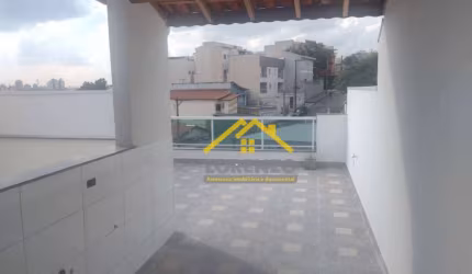 Cobertura com 2 dormitórios à venda, 76 m² por R$ 375.000,00 - Vila Scarpelli - Santo André/SP