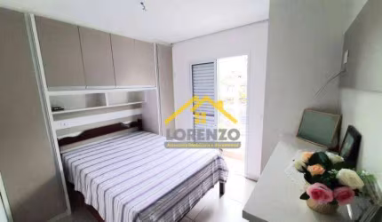 Apartamento com 02 dormitórios à venda, 59 m²  - Vila Pires - Santo André/SP