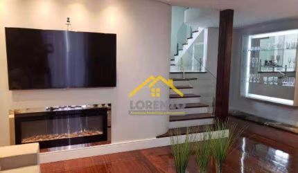 Sobrado com piscina,  03 dormitórios à venda, 270 m² por R$ 1.550.000 - Vila Bastos - Santo André/SP