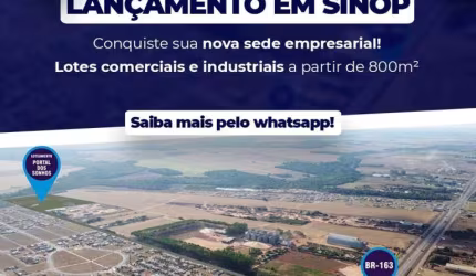 Terrenos ou lotes comercial/industrial para venda, Sinop-MT - TE7154