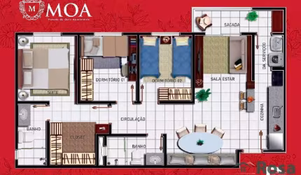 Apartamento para venda MORADA DO OURO II Cuiabá - 24927