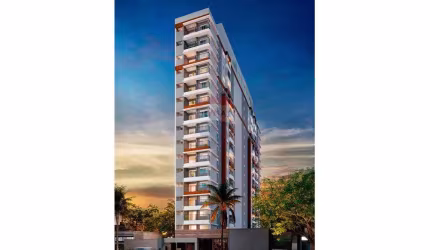 Vende estúdio, rua das Palmeiras, 1201, 44m², apto 408, 2 dorm., sala, varanda, cozinha integradas, R$ 448.800