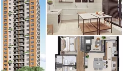Apartamentos com 2 -3 quartos (1 suíte)