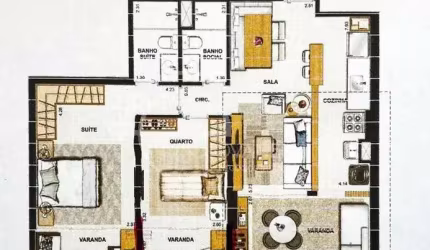 APARTAMENTO DE 2 QUARTOA À VENDA - RECREIO DOS BANDEIRANTES - WIDE RESIDENCES