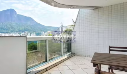 Flat com 2 quartos à venda na Avenida Epitácio Pessoa, Lagoa, Rio de Janeiro, 62 m2 por R$ 1.200.000