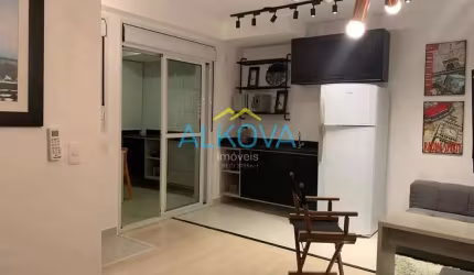 Apartamento com 1 dormitório para alugar, 40 m² por R$ 4.000/mês - Jardim Aquarius - São José dos C