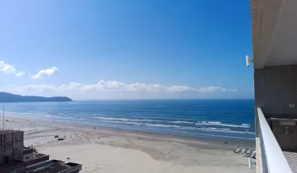 Apartamento vista mar com 3 dormitorios