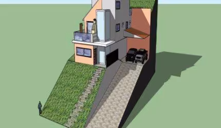 VENDA CASA EM CONSTRUÇÃO CONDOMÍNIO HILLS III A/T 450m² A/C 216,06m² A/U 334,94m² distribuídos em 3 suítes sendo uma suíte máster, sala de jantar, sa