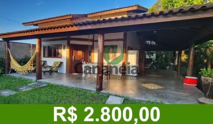 Casa para locação fixa com 4 dormitórios (1 suíte) no Carijó - Cananéia-SP