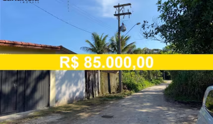 Terreno de 360 m2 com barracão de 90 m2 - Balneário Terra Nova - Cananéia - Litoral Sul de SP