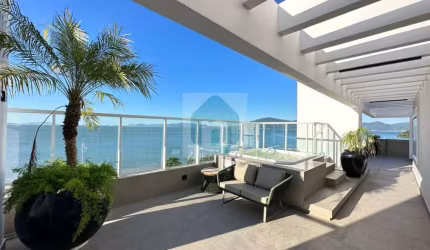 Maravilhosa Cobertura Exclusiva com 4 Suítes, vista mar, Praia de Fora, Palhoça/SC - CO191-729