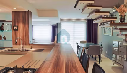 Apartamento Duplex Mobiliado, 2 Suítes, 4 Vagas, 156m², Alto Padrão, Centro de Florianópolis - AP1317