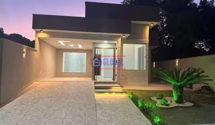 Casa em condomínio fechado com 3 quartos à venda na Estrada Vereador Oldemar Figueiredo, Ubatiba, Maricá, 110 m2 por R$ 490.000