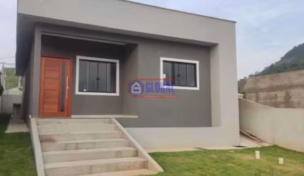 Casa em condomínio fechado com 3 quartos à venda na Estrada Do Pindobas, Pindobas, Maricá, 84 m2 por R$ 430.000