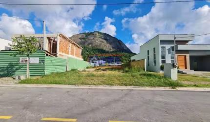 Terreno em condomínio fechado à venda na Rodovia Ernani do Amaral Peixoto, Inoã, Maricá, 370 m2 por R$ 200.000
