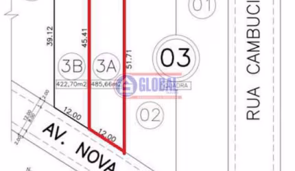 Terreno à venda na Avenida Nova Friburgo, Ubatiba, Maricá, 485 m2 por R$ 90.000