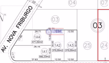 Terreno à venda na Rua Cambuci, Caxito, Maricá, 500 m2 por R$ 68.000