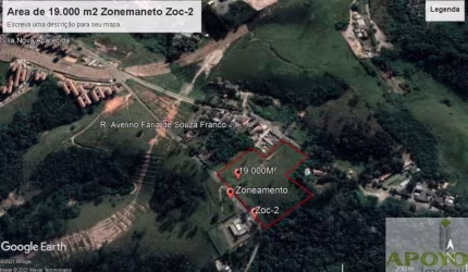 Mogi das Cruzes  Area de 19.000 Zoneamento Zoc-2 Urbanidado