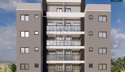 Apartamento novo, 2 dormitórios, sendo 1 suíte. 1 vaga de garagem demarcada, sacada com churrasqueira em Pinhais/PR. Preparo para Ar Condicionado.
