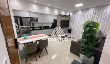 Apartamento com 3 dormitórios à venda, 70 m² por R$ 545.000,00 - Vila Curuçá - Santo André/SP