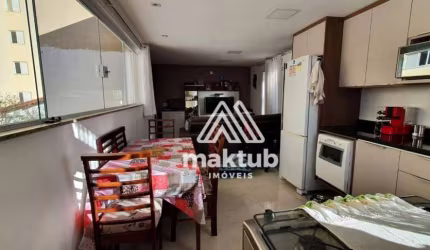 Cobertura com 2 dormitórios à venda, 95 m² por R$ 568.000,00 - Campestre - Santo André/SP