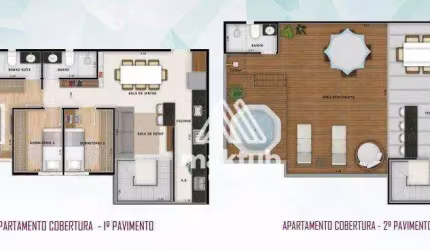 Cobertura à venda, 137 m² por R$ 1.110.000,00 - Vila Assunção - Santo André/SP