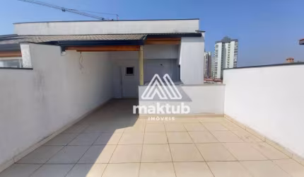 Cobertura com 2 dormitórios à venda, 104 m² por R$ 445.000,00 - Vila Pires - Santo André/SP