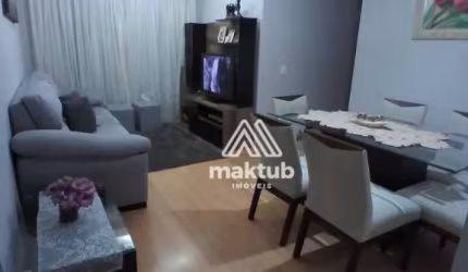 Apartamento com 3 dormitórios à venda, 67 m² por R$ 455.000,00 - Vila Homero Thon - Santo André/SP