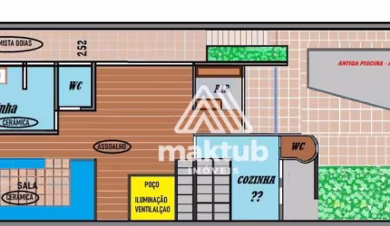 Sobrado com 3 dormitórios para alugar, 433 m² por R$ 9.000,00/mês - Vila Assunção - Santo André/SP