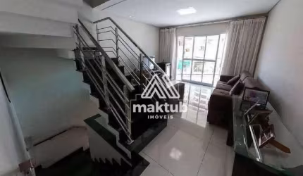 Sobrado com 3 dormitórios à venda, 153 m² por R$ 860.000,00 - Vila Assunção - Santo André/SP