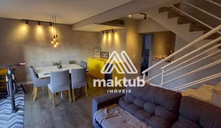 Sobrado com 3 Quartos à venda, 182 m² por R$ 690.000 - Vila Assunção - Santo André/SP