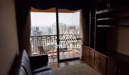 Apartamento com 2 dormitórios para alugar, 100 m² por R$ 6.060,00/mês - Vila Bastos - Santo André/SP