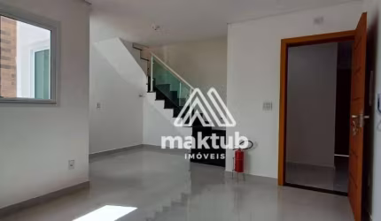 Cobertura com 2 dormitórios à venda, 88 m² por R$ 550.000,00 - Vila Alzira - Santo André/SP