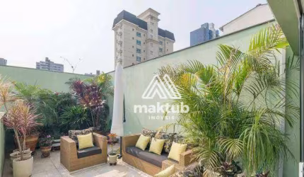 Cobertura com 3 dormitórios à venda, 180 m² por R$ 945.000,00 - Jardim - Santo André/SP