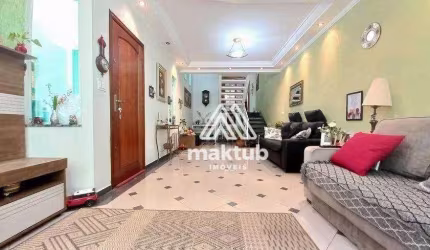 Sobrado com 4 dormitórios à venda, 212 m² por R$ 1.360.000,00 - Vila Assunção - Santo André/SP