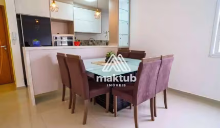 Cobertura com 3 dormitórios à venda, 190 m² por R$ 640.000,00 - Vila Valparaíso - Santo André/SP