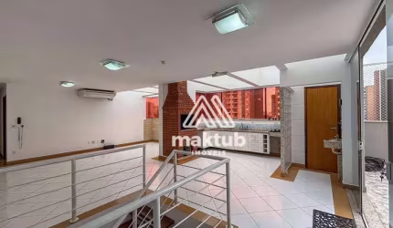 Cobertura com 4 dormitórios à venda, 210 m² por R$ 1.299.000,00 - Campestre - Santo André/SP