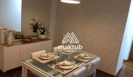 Apartamento Pronto com 3 dormitórios à venda, 86 m² por R$ 809.000 - Vila Alzira - Santo André/SP